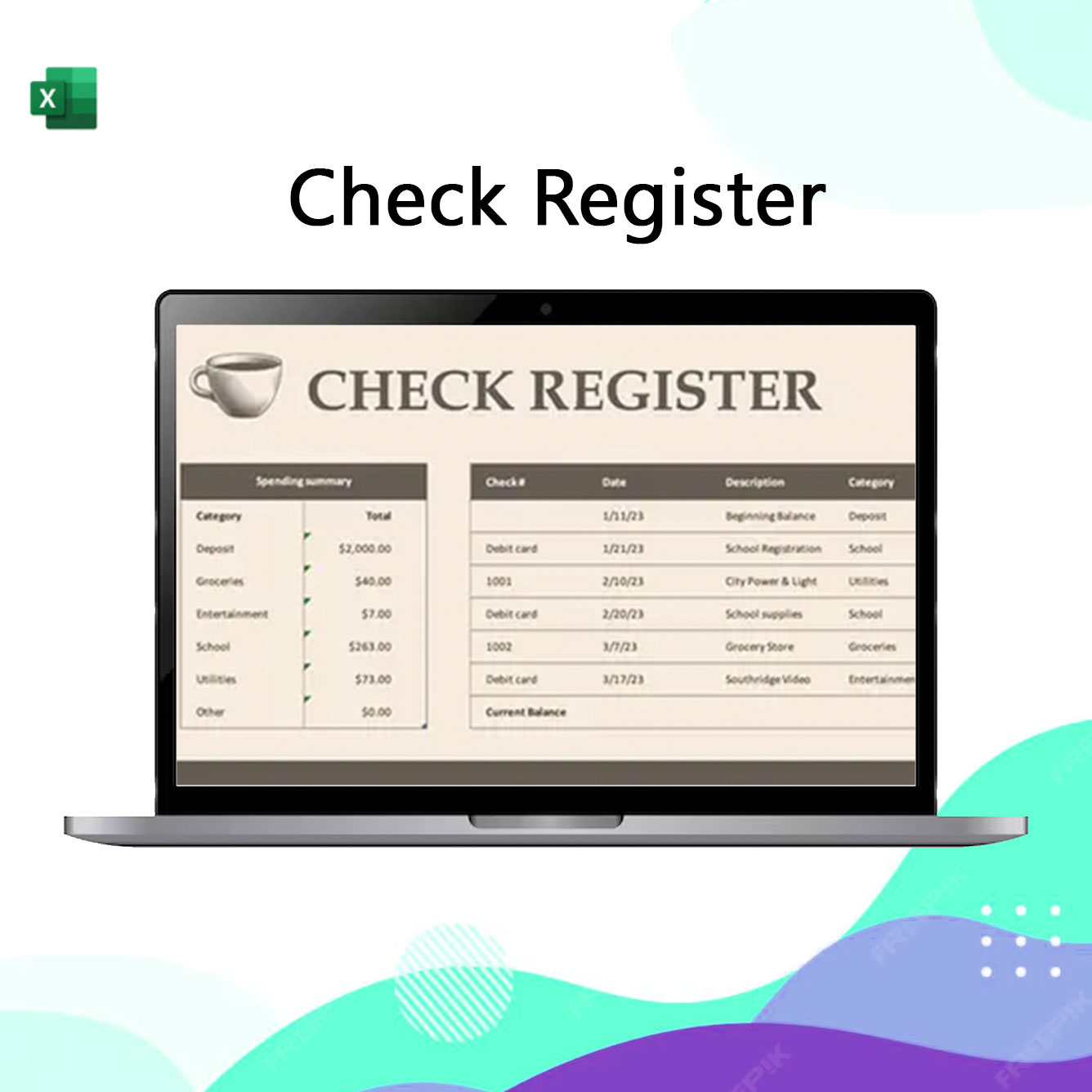 check register check register