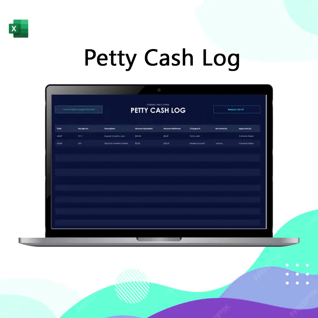 petty cash log petty cash log