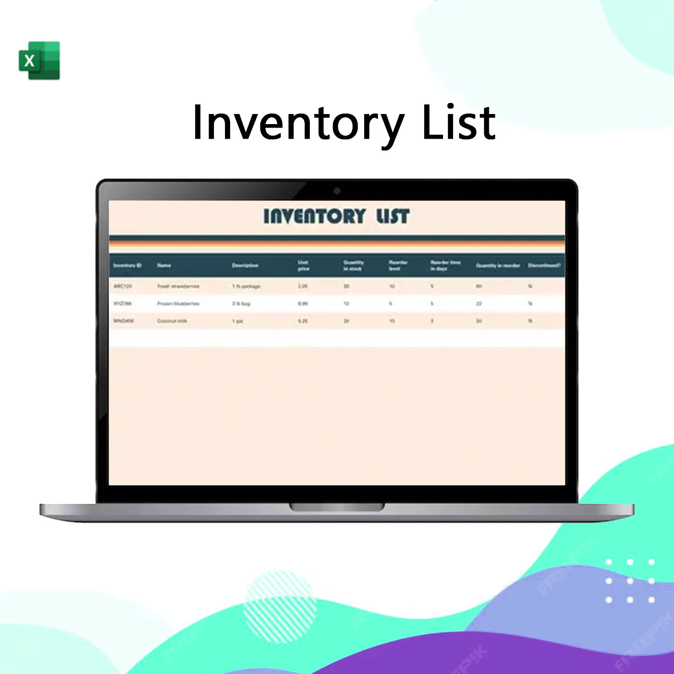 inventory list inventory list