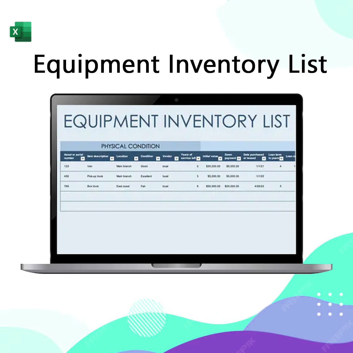 equipment inventory list equipment inventory list