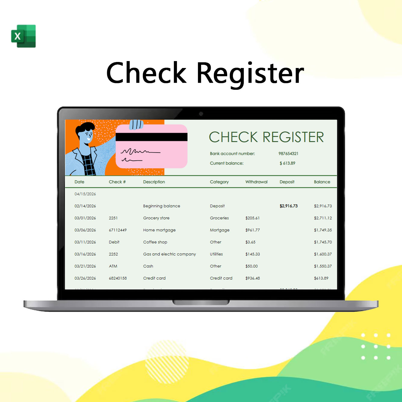 check register check register