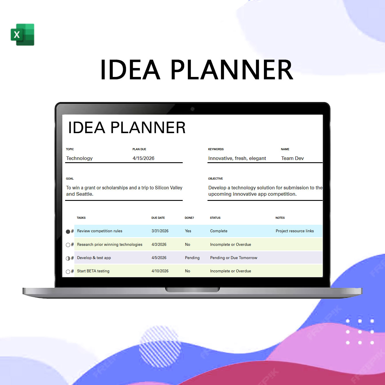 idea planner idea planner