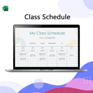class schedule
